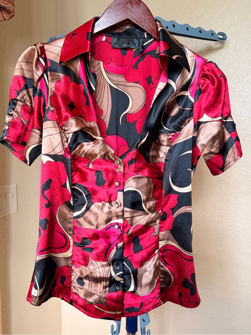 Y2K Vintage GUESS Satin Blouse